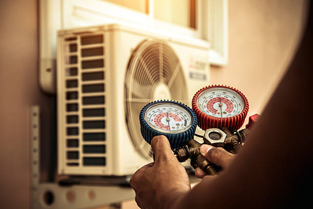 Professional Furnace Repair technician working in Kaneville, IL